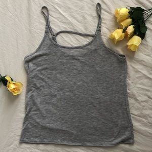 Aéropstale Light Grey Spaghetti Strap Cami